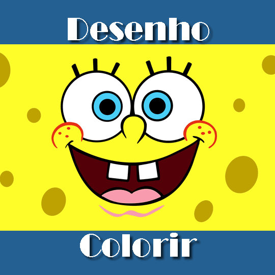 Desenho do Bob Espoja para colorir em 2023