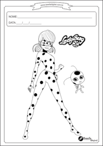 Desenho pintar ladybug