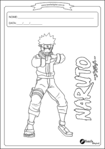 Desenho colorir - Naruto