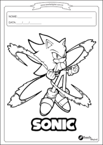 Sonic Para Colorir - Imprimir  Desenhos do sonic, Desenhos para imprimir,  Pintar e colorir
