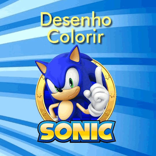 Desenho de Sonic pintado e colorido por Usuário não registrado o