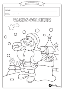 Atividade Escolar para colorir